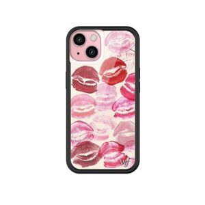 NWT WildFlower iPhone 15 Plus Case Kensington Lipstick Print